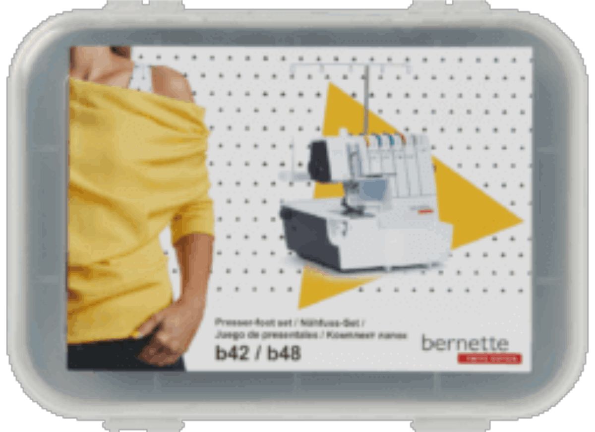 Bernette Fuß- Set für Coverlock b42 und b48