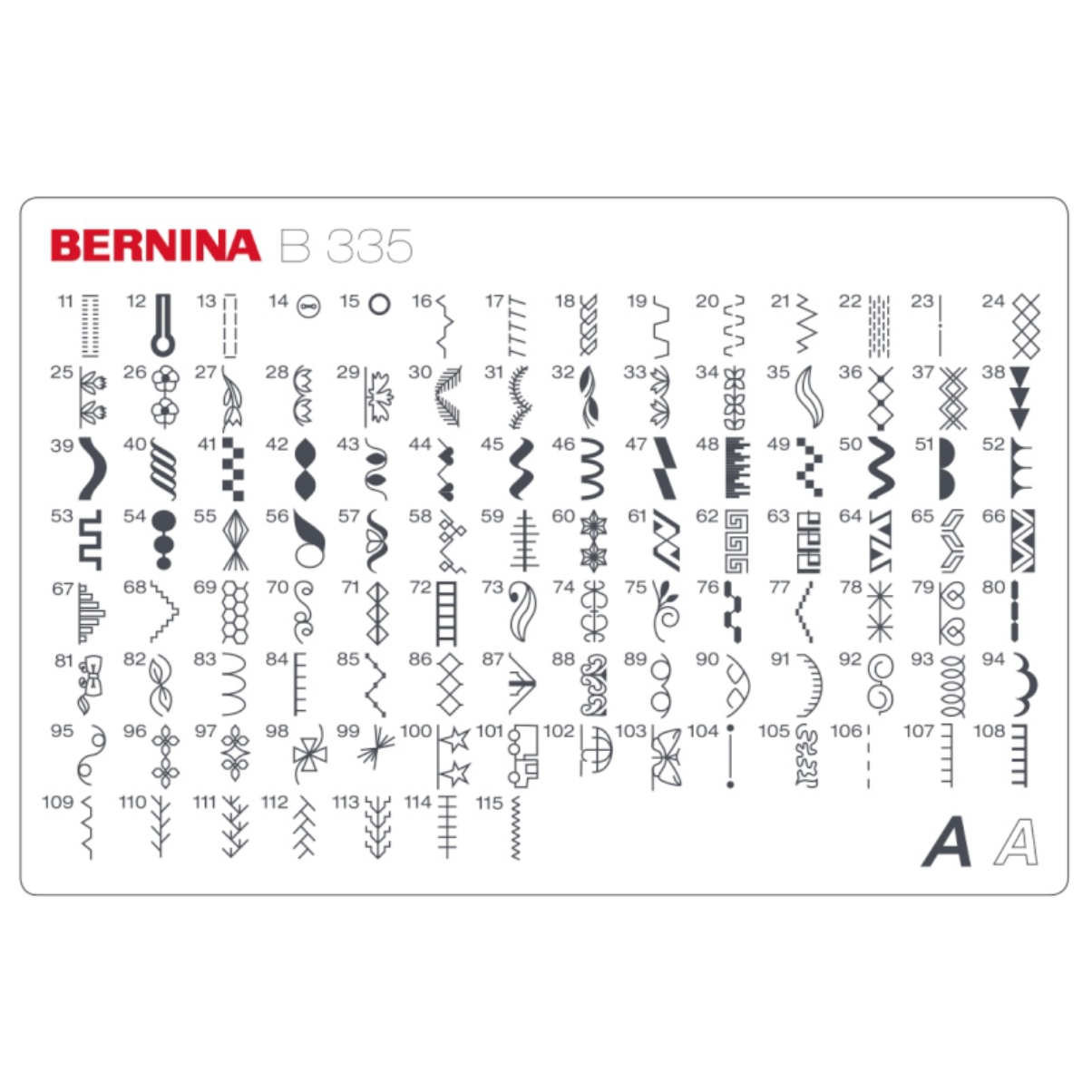 BERNINA 335 Nähmaschine