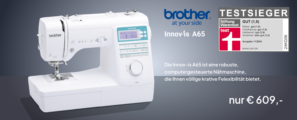 Brother Innov-is A65 Testsieger bei Stiftung Warentest