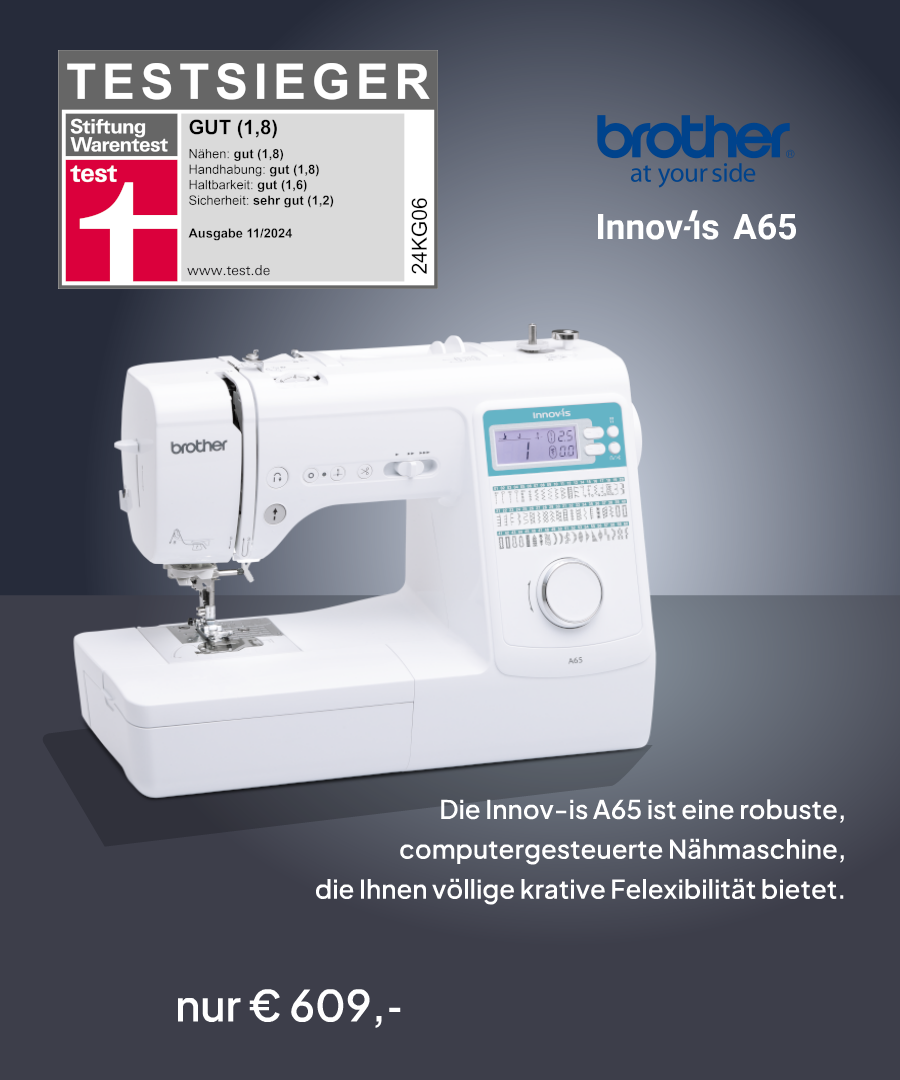 Brother Innov-is A65 Testsieger bei Stiftung Warentest