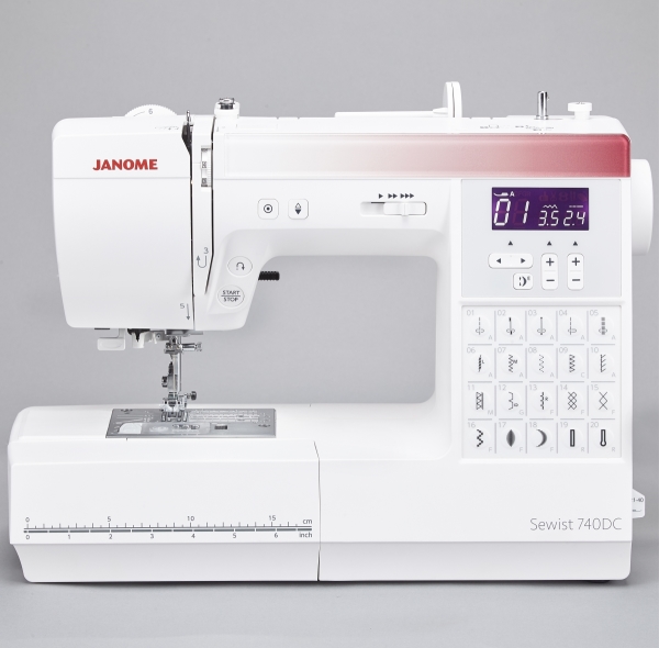 Janome 740 DC Sewist Computer- Nähmaschine