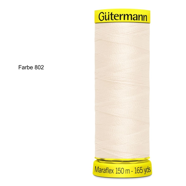 Gütermann Maraflex Elastic- Nähgarn 150m Farbe 802