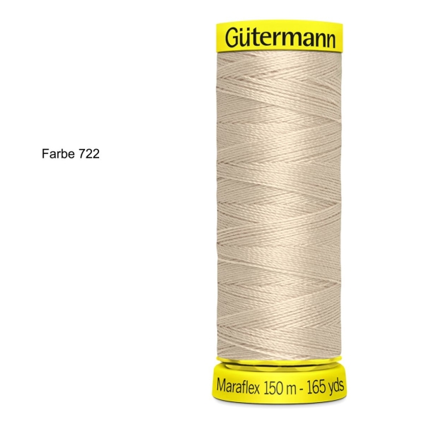 Gütermann Maraflex Elastic- Nähgarn 150m Farbe 722