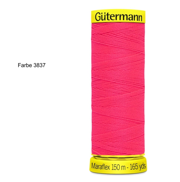 Gütermann Maraflex Elastic- Nähgarn 150m Farbe 3837