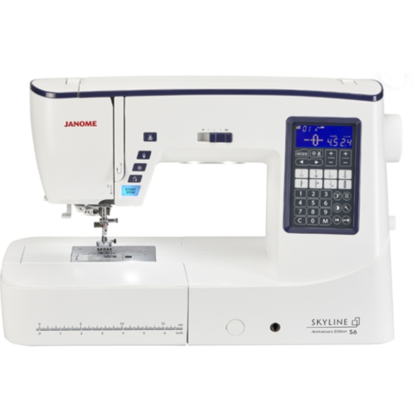 Janome Skyline S6 inkl. großem Anschiebetisch Näh- und Quiltmaschine (AE)