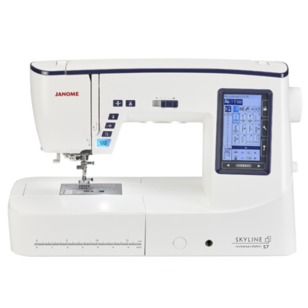 Janome Skyline S 7 inkl- großem Anschiebetisch Näh- und Quiltmaschine